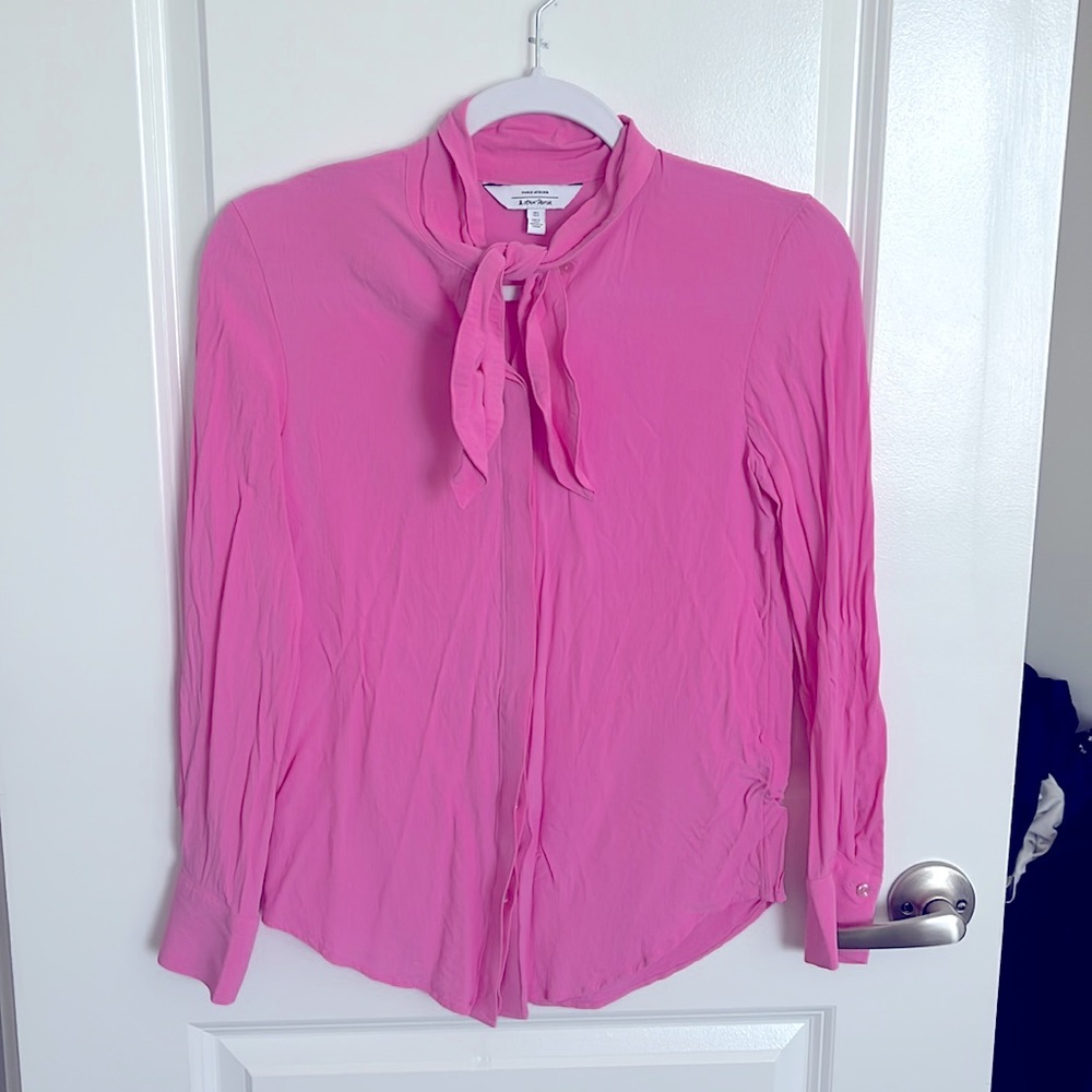 &otherstories Pink Tie Blouse
